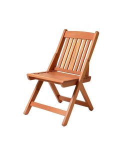 Slate Bend Folding Outdoor Chair - Terracotta
