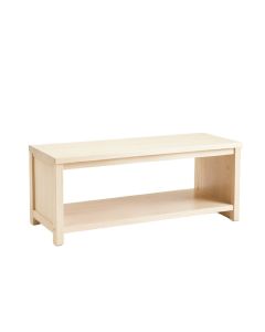Maple Bridge Indoor Bench - Ivory