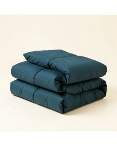Thatcher Teal Reversible Cotton 7 Piece Comforter Set (synthetic illustration; no displayed measurements)
