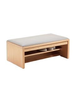 Entryway Padded 10 Pair Shoe Storage Bench