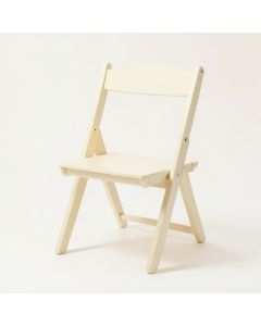 Moss Brook Folding Outdoor Chair - Cream (synthetic illustration; no displayed measurements)