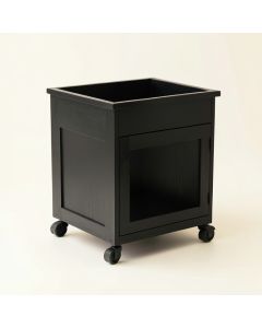 Reed Brook Empty Rolling Workshop Cart - Black (synthetic illustration; no displayed measurements)
