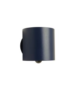 Stone Bend Wall Sconce Mounted On A Plain Wall - Navy (synthetic illustration; no displayed measurements)