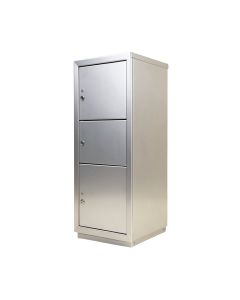 4 Door Front Load Vertical Mail Center Multi-Unit Mailbox