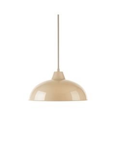 Glen Crossing Pendant Light Suspended From One Plain Cable - Beige (synthetic illustration; no displayed measurements)
