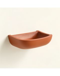 River Dell Wall-Mounted Cat Perch - Terracotta (synthetic illustration; no displayed measurements)