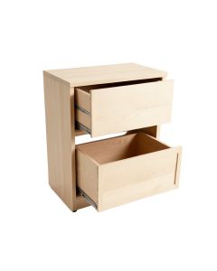 Summit Arc Freestanding Pull-Out Hamper Cabinet - Beige