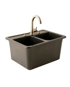 Whitehaven Smart Divide 36 '' L X 22 '' W Farmhouse Double-Bowl Kitchen Sink With Tall Apron