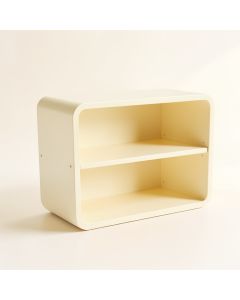 Cove Bridge Low Toy Storage Unit - Ivory (synthetic illustration; no displayed measurements)