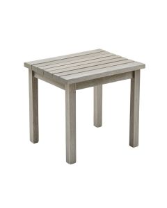 Slate Bend Compact Balcony Table - Gray
