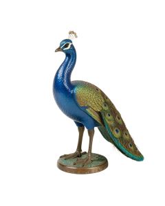 The Peacock Goddess Illuminated Figurine