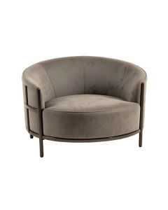 Eloi 54.3 '' Velvet Round Arm Loveseat