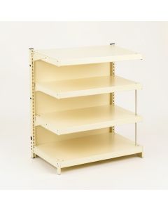 Wren Bluff Desktop Shelving Unit - Cream (synthetic illustration; no displayed measurements)