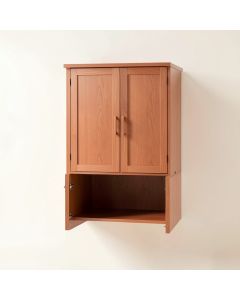 Meadow Bridge Wall-Mounted Laundry Cabinet - Terracotta (synthetic illustration; no displayed measurements)