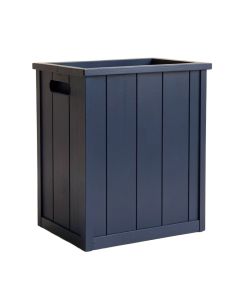 Holly Branch Closed Outdoor Storage Box - Navy (synthetic illustration; no displayed measurements)