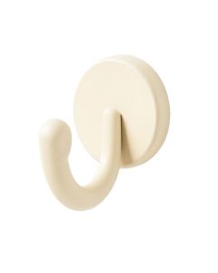 Fern Bend Wall-Mounted Robe Hook - Cream