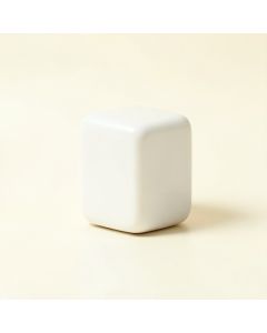 Lake Crossing Cabinet Knob Without Packaging - White (synthetic illustration; no displayed measurements)