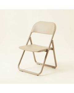 Clay Bend Folding Outdoor Chair - Beige (synthetic illustration; no displayed measurements)