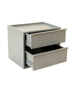 River Bluff Small-Parts Storage Drawer Cabinet - Gray (synthetic illustration; no displayed measurements)