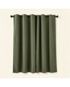 Ponce De Leon Solid Color Room Darkening Outdoor Grommet Single Curtain Panel (synthetic illustration; no displayed measurements)