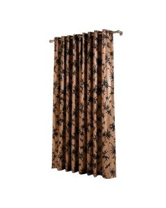 Abiba Bamboo Floral Sheer Single Curtain Panel