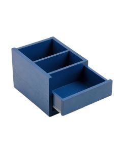 Meadow Bluff Empty Coffee-Station Organizer - Blue