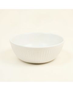 Spruce Branch Dining Bowl - White (synthetic illustration; no displayed measurements)
