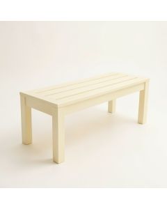 Sage Arc Indoor Bench - Cream (synthetic illustration; no displayed measurements)