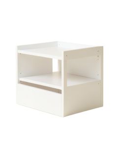 Hill Arc Low Toy Storage Unit - White