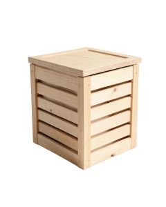 Birch Crest Closed Garden Compost Bin - Beige