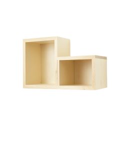 Fern Brook Wall-Mounted Entryway Organizer Shelf - Cream