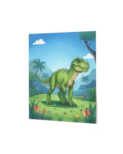 All About Dinosaurs Paper Print (synthetic illustration; no displayed measurements)