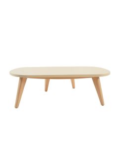 Spruce Arc Coffee Table - Beige (synthetic illustration; no displayed measurements)