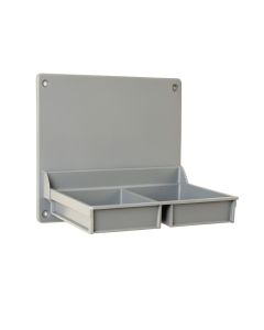 Brook Bend Empty Wall-Mounted Tool Organizer Panel - Gray (synthetic illustration; no displayed measurements)