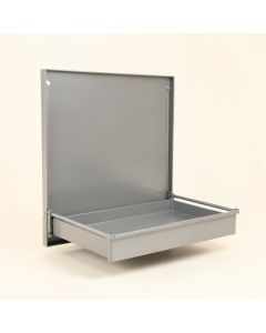 Briar Crest Empty Wall-Mounted Tool Organizer Panel - Gray (synthetic illustration; no displayed measurements)