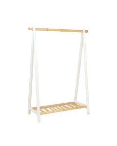 Juniper Bluff Empty Garment Rack - White (synthetic illustration; no displayed measurements)