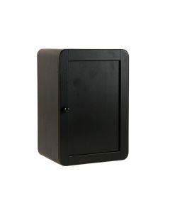 Field Branch Wall-Mounted Laundry Cabinet - Black (synthetic illustration; no displayed measurements)