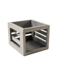 Hazel Canyon Empty Furniture-Style Pet Crate - Gray