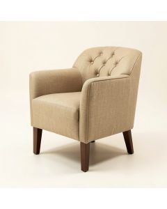 Danis Tufted Upholstered Side Chair In Antique Gold (synthetic illustration; no displayed measurements)