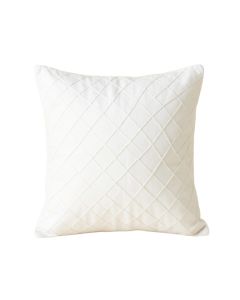 Dawn Bend Filled Accent Pillow - White