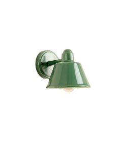 Dawn Brook Wall Sconce Mounted On A Plain Wall - Green (synthetic illustration; no displayed measurements)