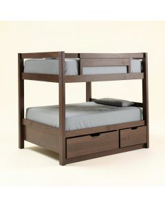Salem Staircase Twin Over Twin Bunk Bed With Drawers (synthetic illustration; no displayed measurements)