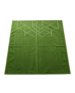 Reed Branch Rectangular Outdoor Rug - Green (synthetic illustration; no displayed measurements)