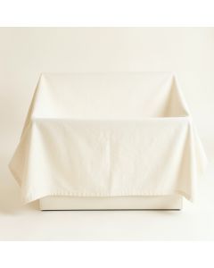 Cliff Canyon Flat Bed Sheet - Ivory (synthetic illustration; no displayed measurements)