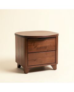 Krish Rounded 2 Drawer Nightstand (synthetic illustration; no displayed measurements)