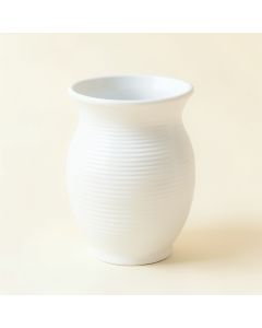 Holly Crest Empty Decorative Vase - White (synthetic illustration; no displayed measurements)