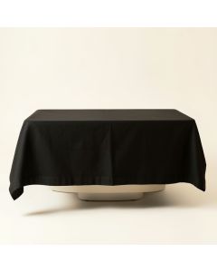 Cliff Bridge Flat Bed Sheet - Black (synthetic illustration; no displayed measurements)