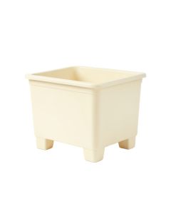 Linden Arc Empty Raised Planter - Cream