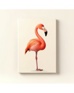 Flamingo- Unframed Print On Canvas (synthetic illustration; no displayed measurements)