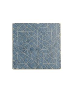 Rowan Bluff Uninstalled Square Decorative Tile - Blue